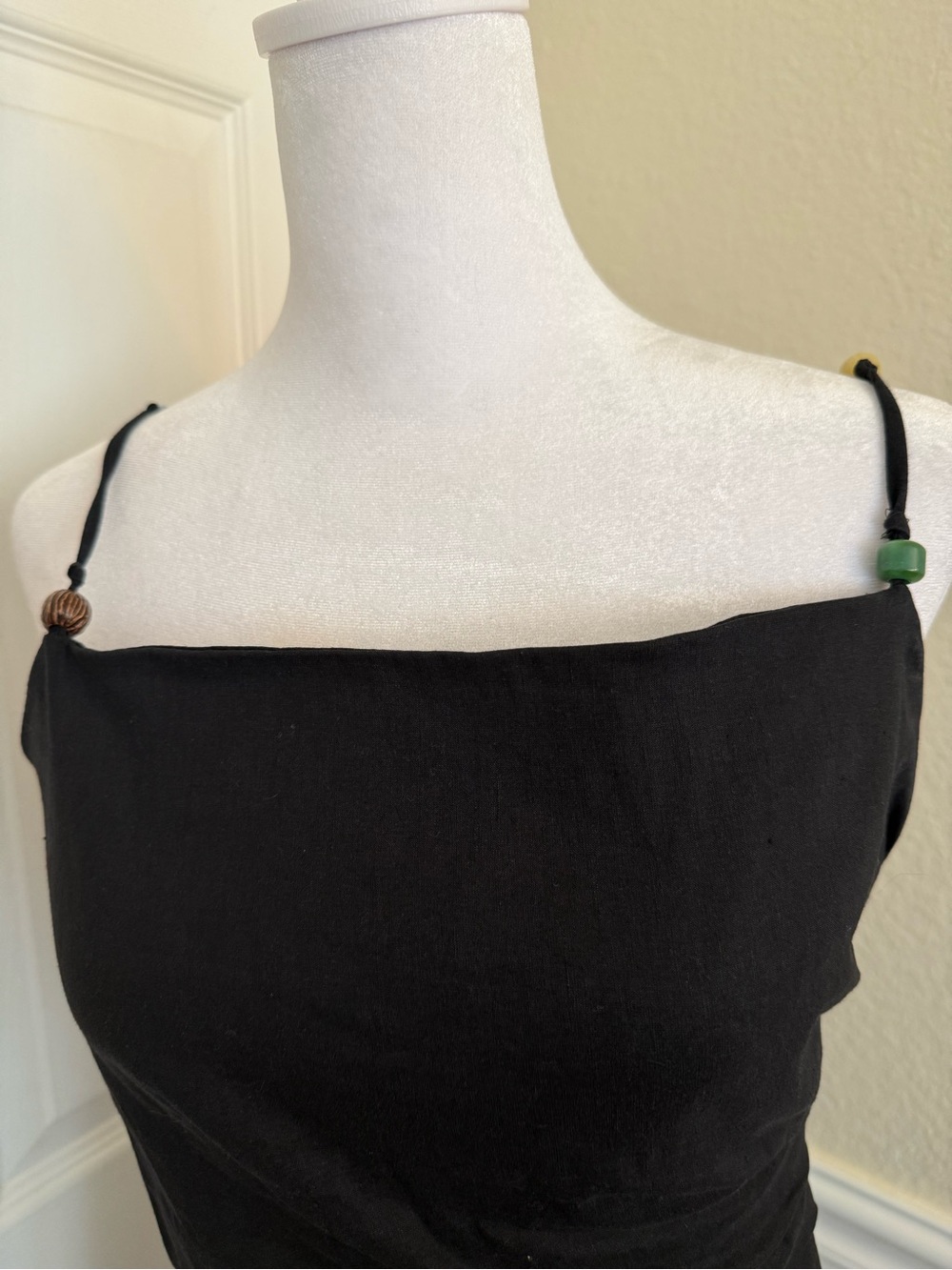 Zara Black Spaghetti-Strap Dress - Picture 3 of 7